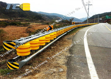 شراء أنظمة حاجز الأمان على الطرق EVA Rolling الدرابزين القطر 245mm / 350 Mm online manufacture