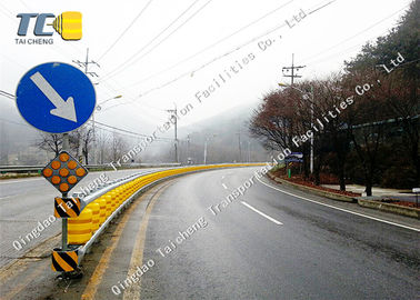 Good price حواجز سلامة البناء مع الأسطوانة البولي يوريثين ، جسر الدرابزين الانترنت