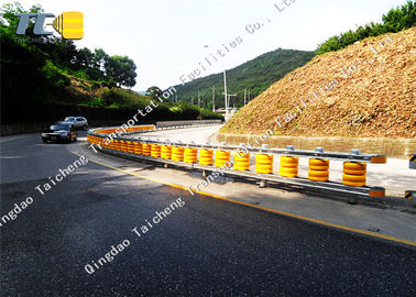 Good price AASHTO M180 الأصفر على جانب الطريق تحطم الحواجز المضادة تحطم تجميعها بسهولة الانترنت